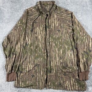 VTG Spartan Realtree Camo Jacket Mens XXL Lightweight Paper Thin Light USA Made